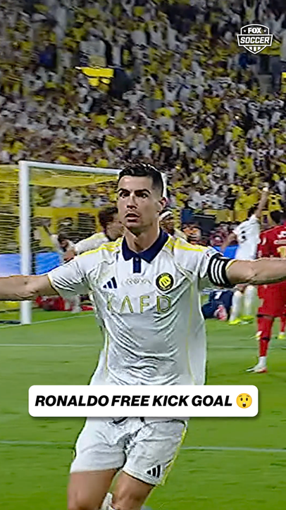 "THE MOST FAMOUS NO. 7 OF THEM ALL!" 🗣️  Cristiano Ronaldo scores for Al-Nassr 🐐