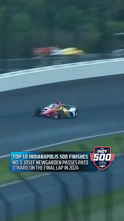 For the second consecutive year, Josef Newgarden won on a last-lap pass