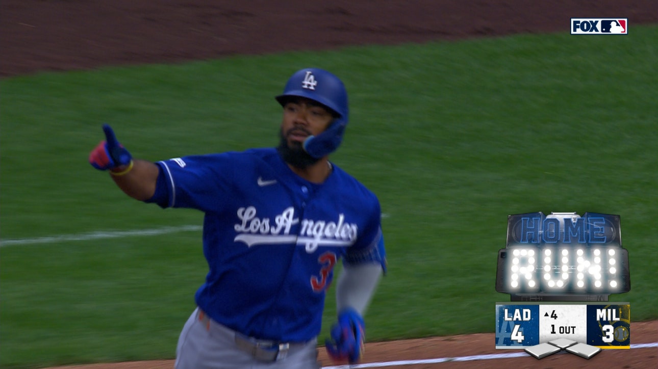 Teoscar Hernández crushes three-run home run, giving Dodgers lead over Brewers