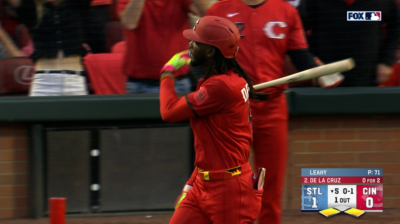 Elly De La Cruz smashes three-run homer to put Reds ahead of Cardinals