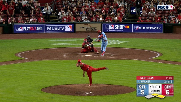 Jordan Walker ties game for Cardinals with clutch two-out RBI in the ninth vs. Reds 