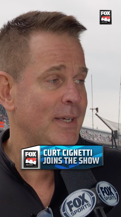 I like being No. 1." Indiana football's Curt Cignetti is driving the Indy 500 pace car 🏎️