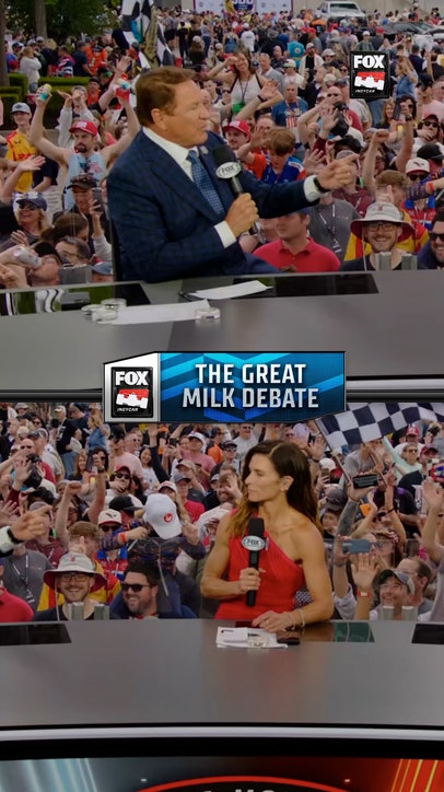 Important debate: What would be your choice of milk after winning the Indy 500