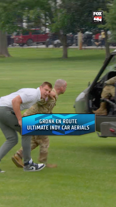 Out of the Snake Pit and into the air, Gronk is catching a completely different look at IMS today!