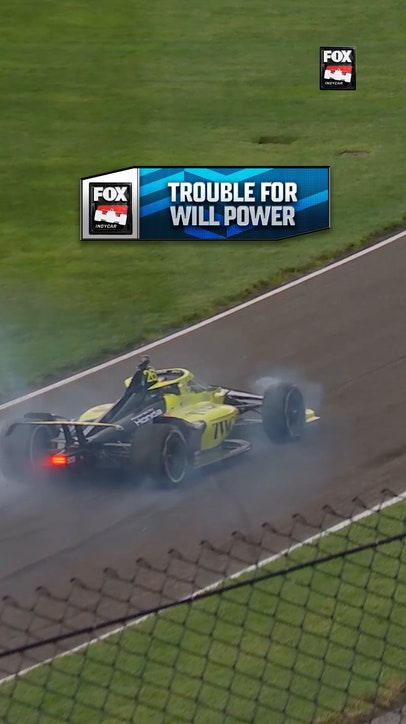 Will Power goes for a spin