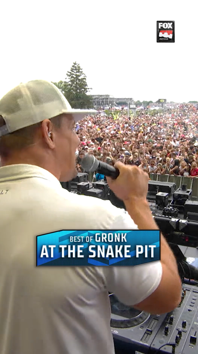 The best of Gronk in the Snake Pit at the Indy 500 😂
