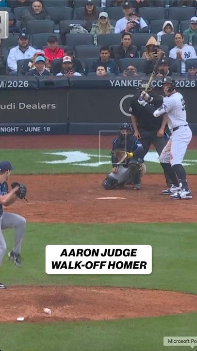 ALL RISE! AARON JUDGE WALKS IT OFF! 💥