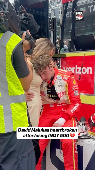 David Malukas heartbroken after losing the INDY 500 💔