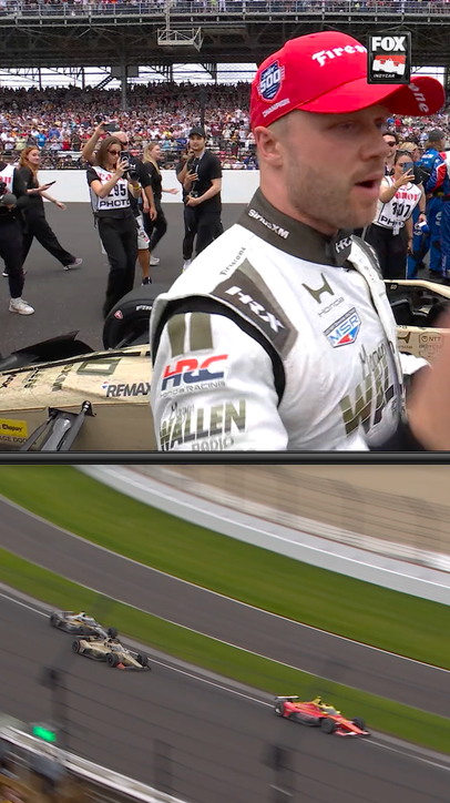 FRO with a finish for the ages! Indy 500 winner Felix Rosenqvist is with Jamie Little!