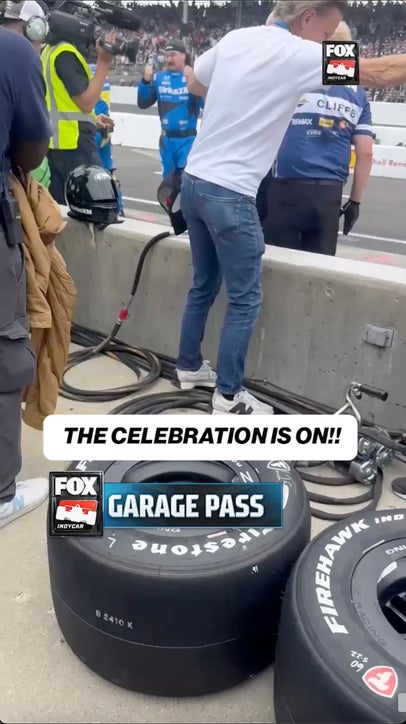 The party is on following Felix Rosenqvist's dramatic win!! 👀