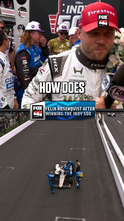'So cool when it actually happens.' Felix Rosenqvist on the emotions of winning the Indy 500 🏎️🥛🏆