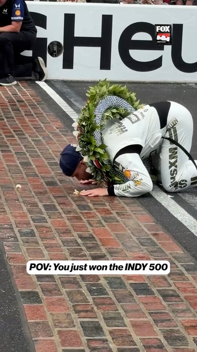 A moment he will never forget 🏁🧱