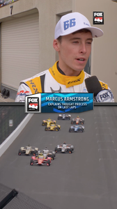 "I can't believe it:" Dismayed Marcus Armstrong believes he cost himself a chance at the INDY 500 win 💔😞