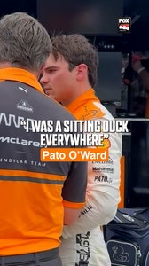 Pato O'Ward's reaction to the final laps of the Indy 500
