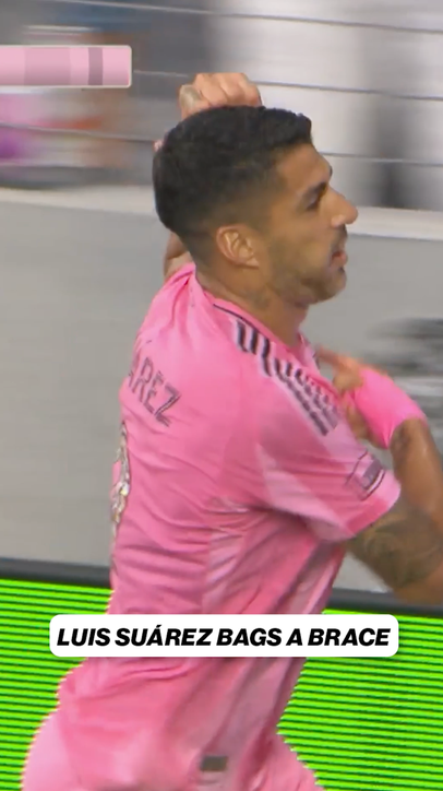 Luis Suárez scores Inter Miami's FOURTH goal of the game in the first half 👀