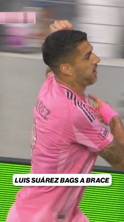 Luis Suárez scores Inter Miami's FOURTH goal of the game in the first half 👀