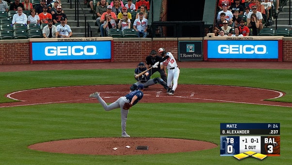 Orioles' Leody Taveras, Blaze Alexander drive in three runs, extending lead over Rays