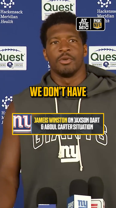 Jameis Winston gives his perspective of Giants' situation 🗣️