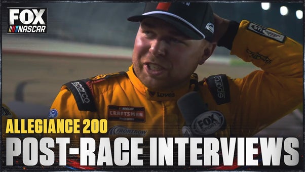Layne Riggs, Rajah Caruth, & more post-race interviews from Allegiance 200 🏁 NASCAR on FOX