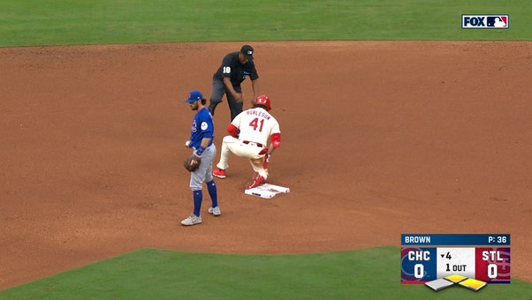 Alec Burleson RBI Gives Cardinals 1–0 Lead Over Cubs