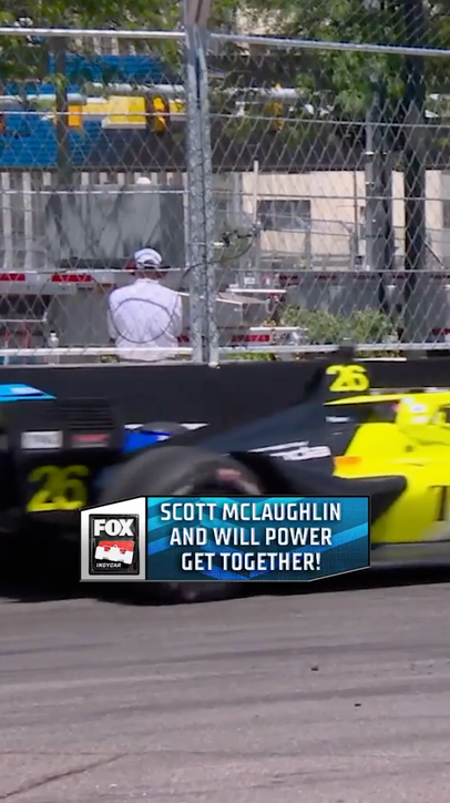 Will Power is done for the day in Detroit and he is … not happy.