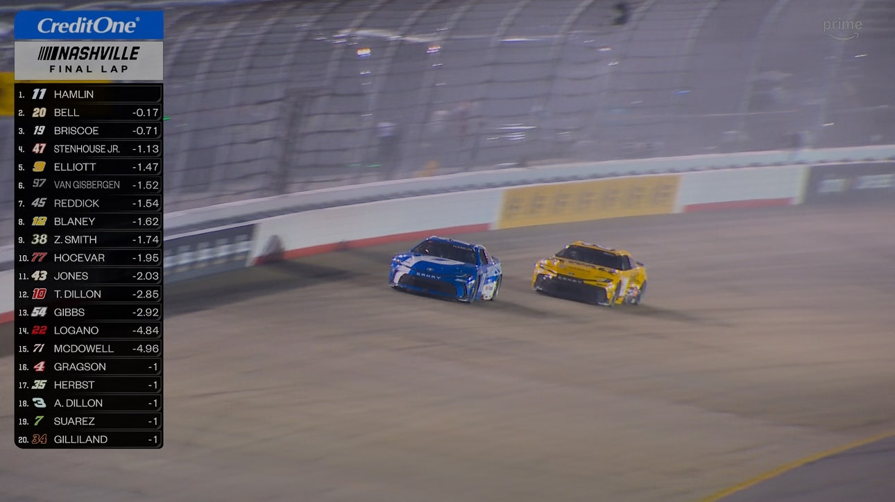 FINAL LAPS: Denny Hamlin holds off Christopher Bell to win Cracker Barrel 400 🏁 NASCAR on FOX