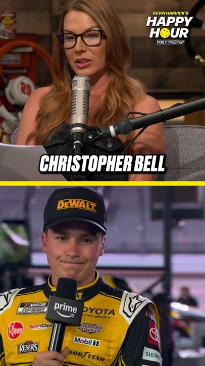 Christopher Bell has no one to blame but himself after falling to Denny Hamlin in Nashville 👀