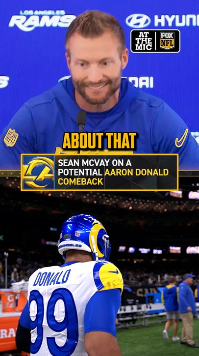 Do you think Aaron Donald should come out of retirement to join Myles Garrett in LA? 🤔