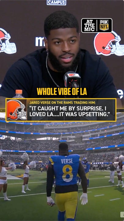Jared Verse shared his honest reaction to being traded to the Browns 🤷