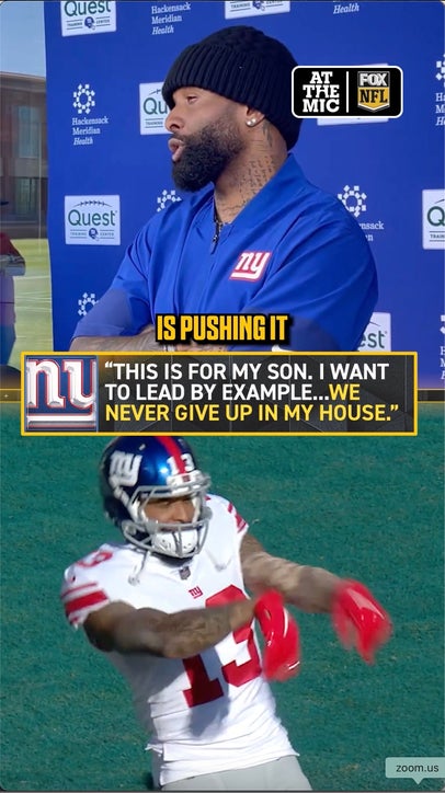 OBJ spoke on why he felt the need to return to the NFL and the Giants 👀