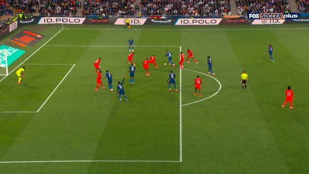 Rayan Cherki slots it past the goalkeeper to give France 1-0 lead over Ivory Coast