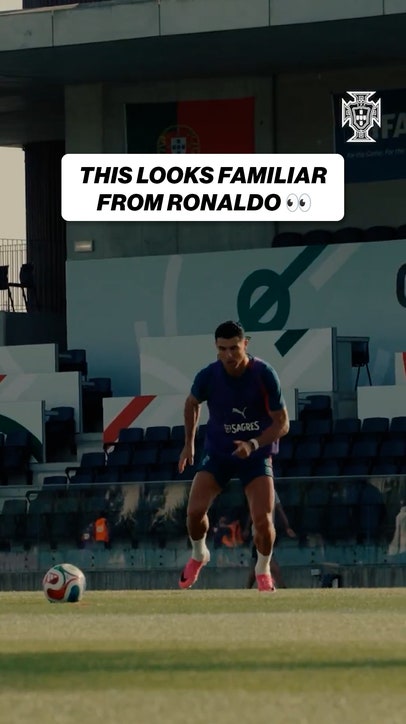 Ronaldo getting the reps in 🇵🇹 Will we see one of these from him this summer at the FIFA World Cup?
