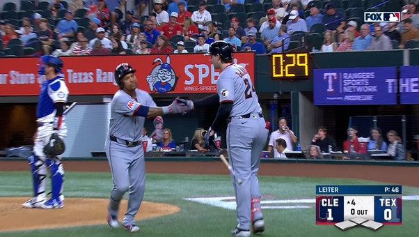 José Ramírez smashes solo home run to give Guardians lead over Rangers