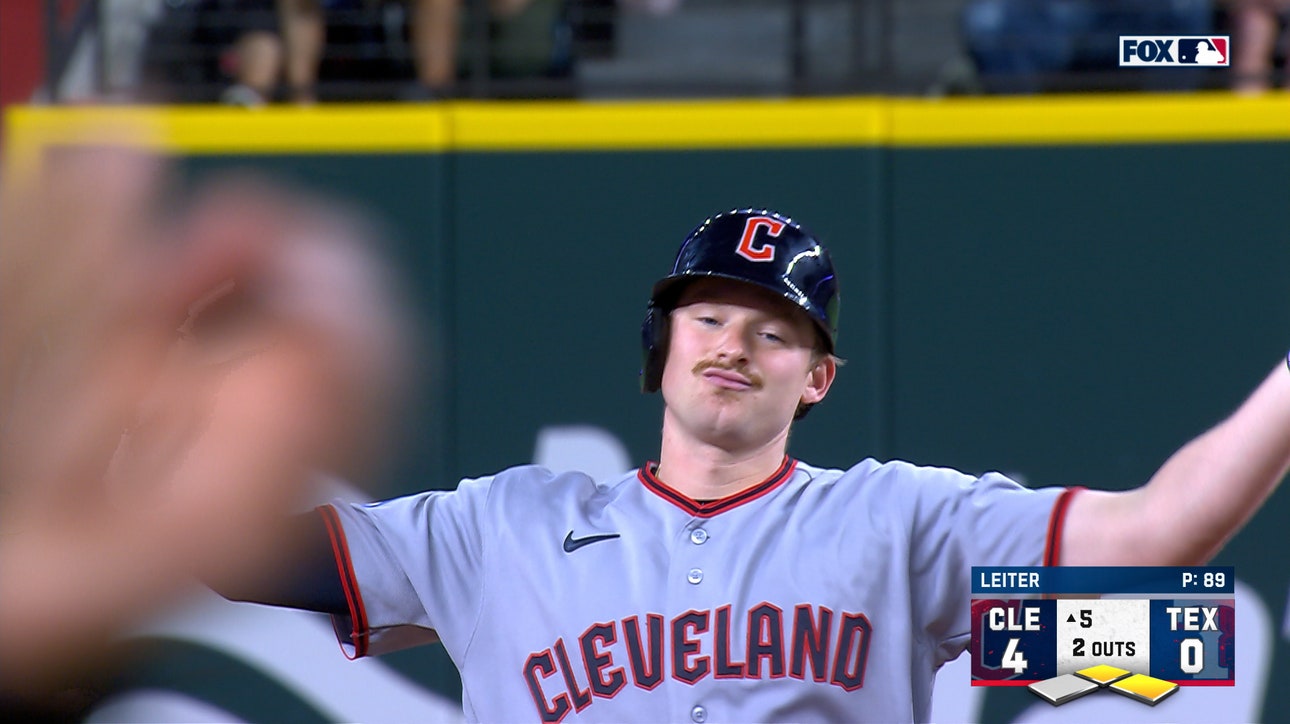 Chase DeLauter, Kyle Manzardo drive in runs to extend Guardians' lead over Rangers