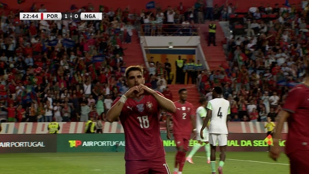 Pedro Neto scores beautiful goal to give Portugal 1-0 lead over Nigeria