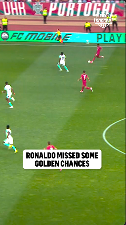 It was not Cristiano Ronaldo's night...