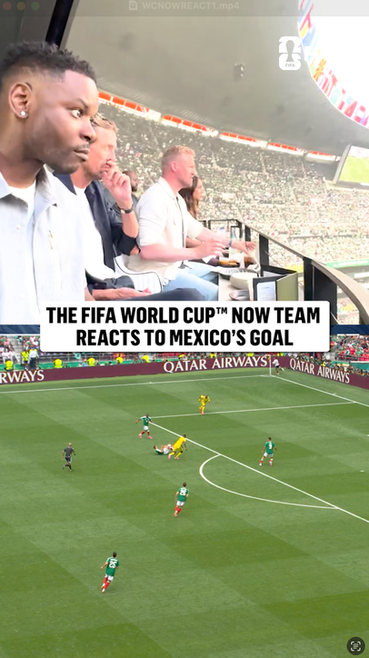 No better place to watch the FIFA World Cup than @COSM  @moedu, @petercrouch, @kasperschmeihel, and @alexscott taking it all in