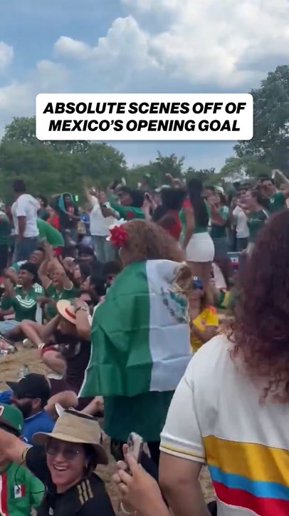 Philadelphia's reaction to Mexico opening the scoresheet