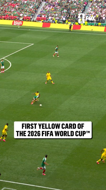 South Africa with the first yellow card of the 2026 FIFA World Cup™
