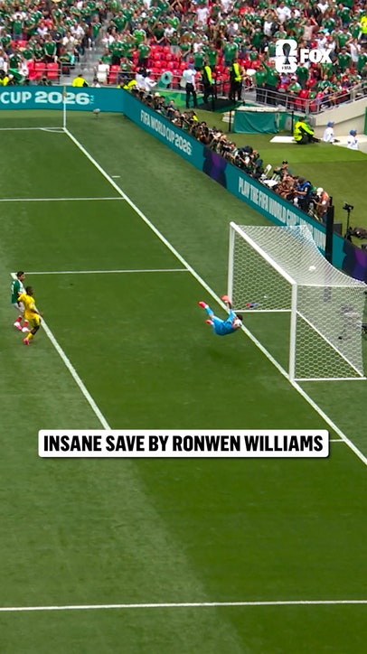 Ronwen Williams laid ALL THE WAY OUT 