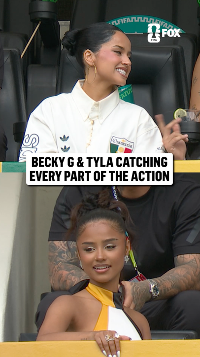 The celebrities are in attendance for Mexico's opening match