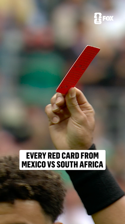 The first FIFA World Cup™ opening match with THREE red cards 🟥