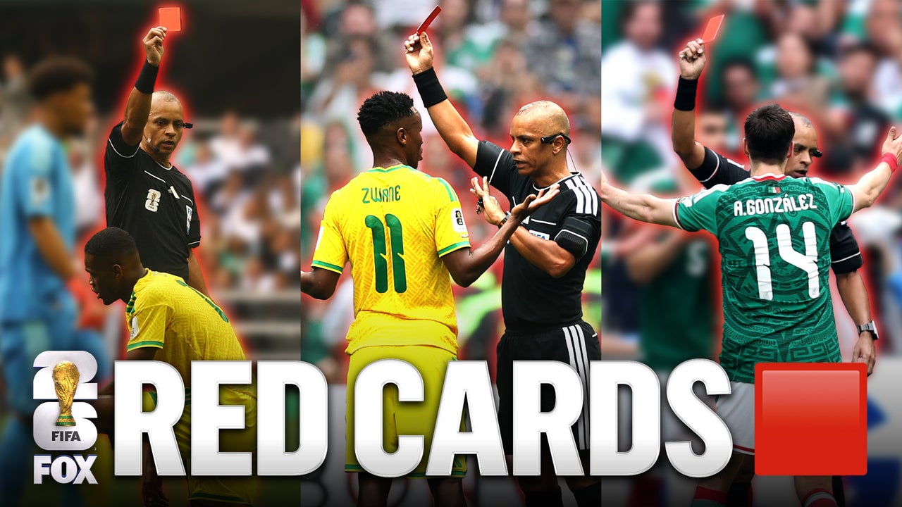 All THREE Red Cards 🟥 from Mexico vs. South Africa | 2026 FIFA World Cup™