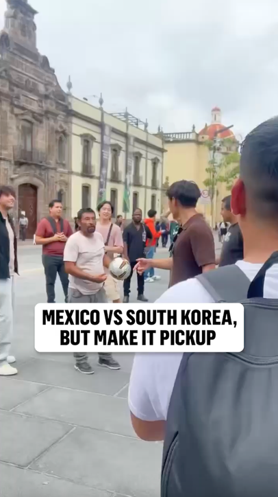 Fans couldn't wait until the matchup on the 18th 🇲🇽🇰🇷