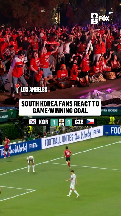 South Korea fans were HYPED for the game-winning goal 🔥