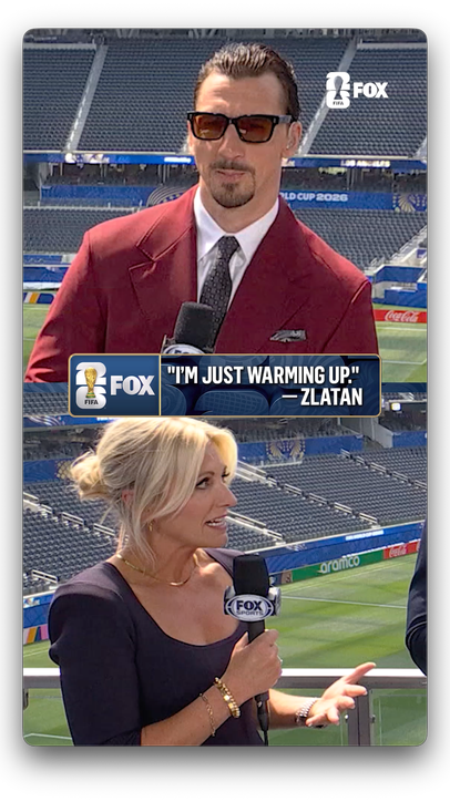 @zlatan is looking good and feeling good after matchday one of the FIFA World Cup