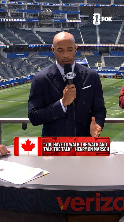 French icon Thierry Henry shares advice with Canada head coach Jesse Marsch
