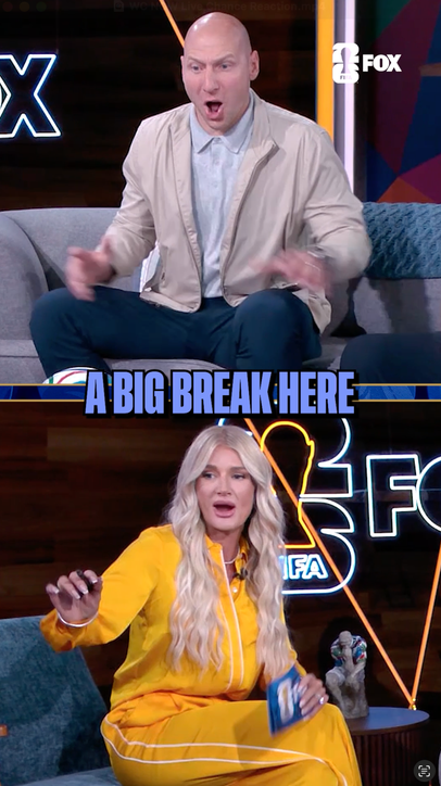 Close call for Canada gets Kaylyn Kyle and Brad Guzan out of their seats 🇨🇦