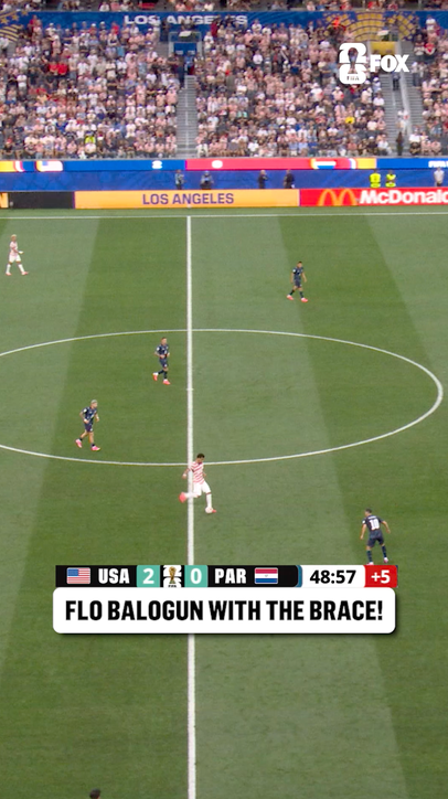 FLO BALOGUN FIRST-HALF BRACE TO MAKE IT 3-0 @USMNT