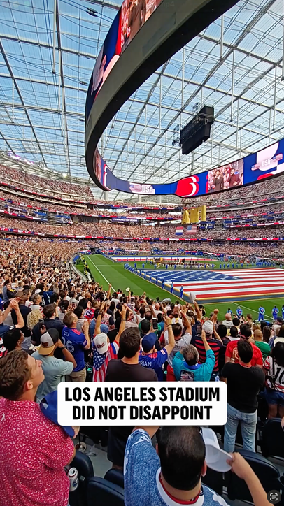 LA brought the noise. USA brought the show 🇺🇸